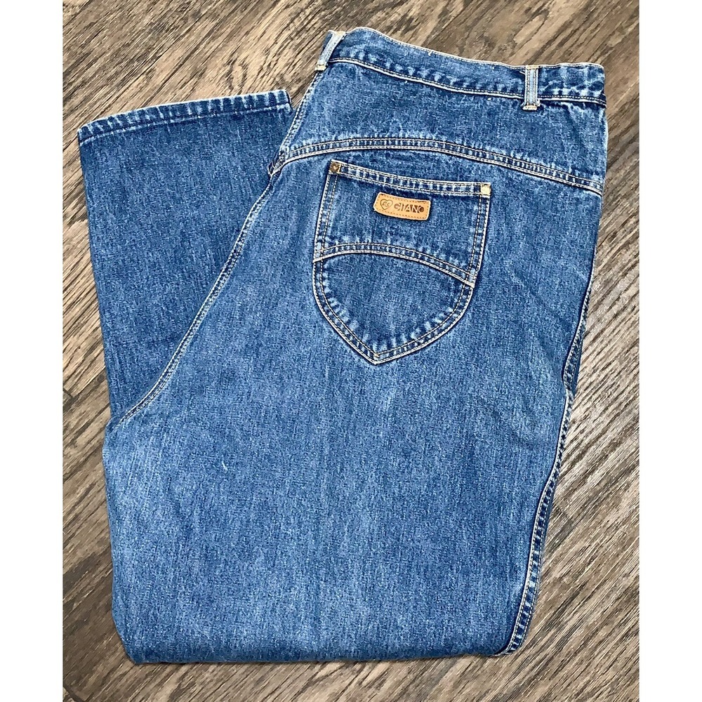 Vintage Plus PS‎ Gitano Mom Jeans High Waist Tapered Leg Denim 42 Petites 285